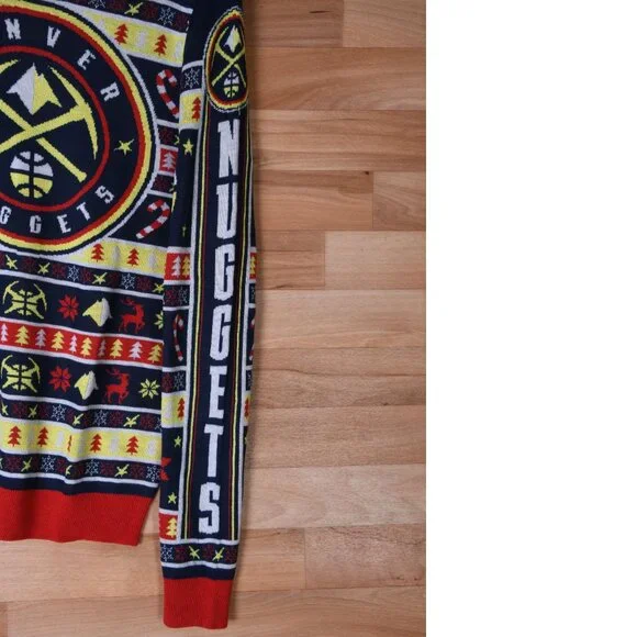 Denver Nuggets (NBA) Ugly Christmas Sweater-Men's Multiple sizes - Picture 3 of 3